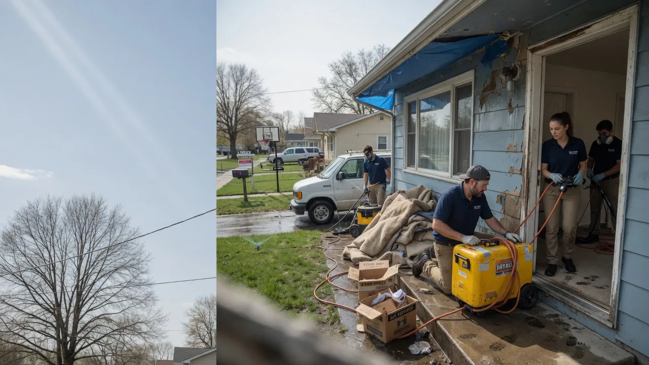 Basement Flood Cleanup in Brocton, IL near me